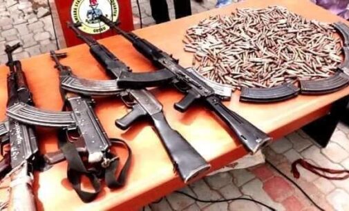 Police recover 430 ammunition, 182 arms in one month