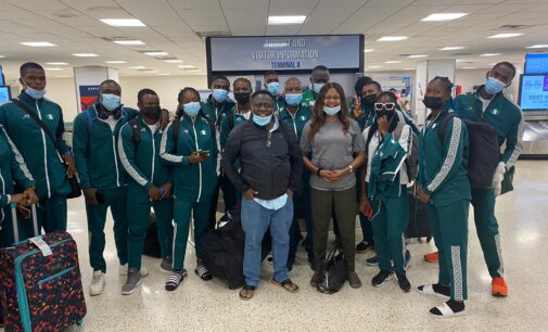 PHOTOS: Nigerian athletes arrive Texas for training tour