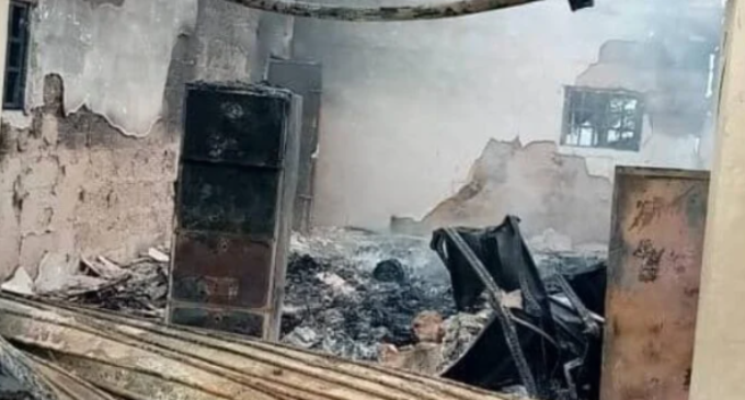 Another INEC office set ablaze — second in a week