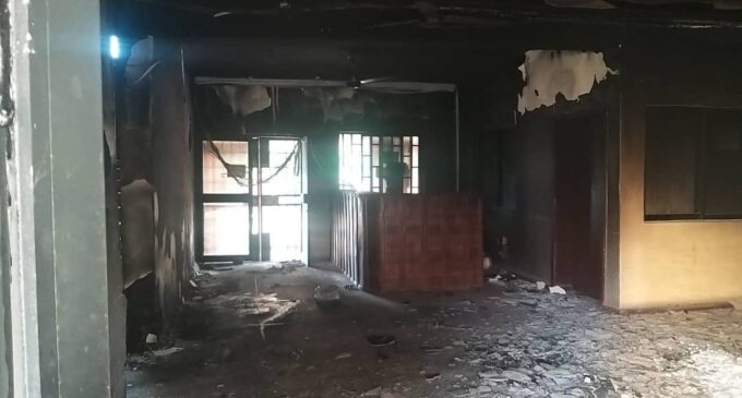 PHOTOS: INEC offices attacked in Anambra, Enugu, Imo