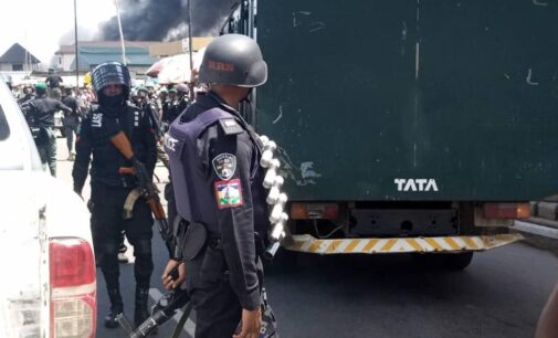 12 arrested as officers foil attempt to raze police stations in Lagos