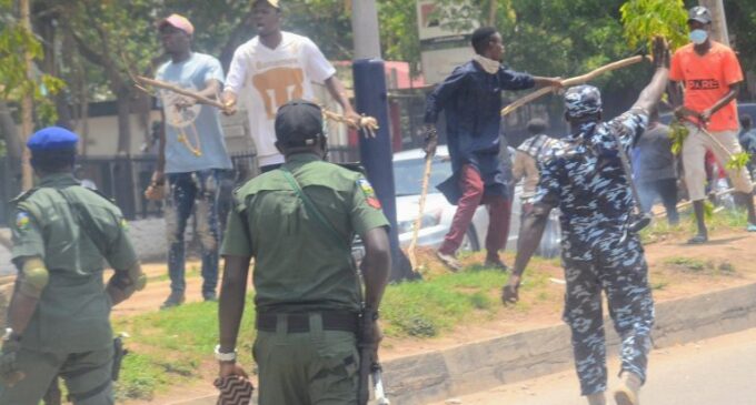 Armed thugs attack NLC protesters in Kaduna