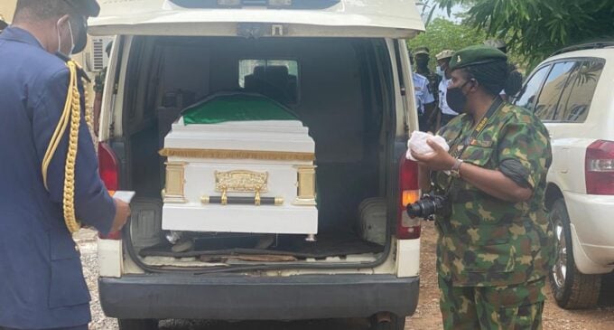 Remains of Attahiru, other officers arrive in Abuja