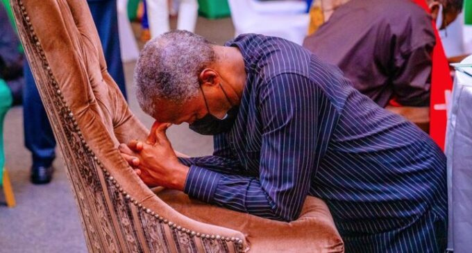 New Nigeria will emerge after the cloud passes, says Osinbajo at national breakfast prayer