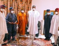 PHOTOS: Tinubu, Akande visit Buhari over Kaduna air crash