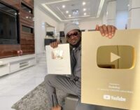 Paul Okoye bags YouTube’s gold plaque after hitting 1m subscribers