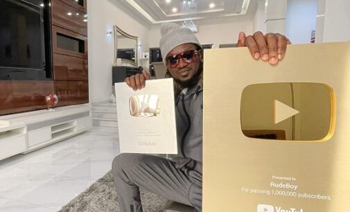 Paul Okoye bags YouTube’s gold plaque after hitting 1m subscribers
