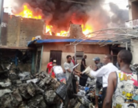 Fire guts Ladipo spare parts market