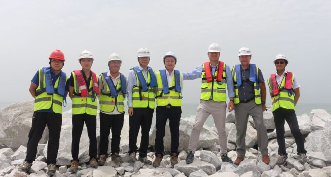 Lekki Port: Core of main breakwater completed, as construction nears 50% completion