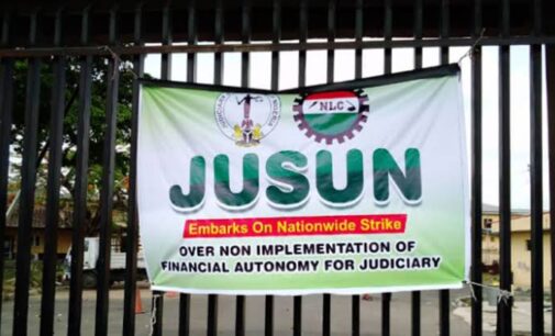 JUSUN to FG: Deduct judiciary funds from May FAAC allocation to states