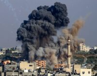 UN agency: 42,000 Palestinians displaced as a result of Israeli airstrikes