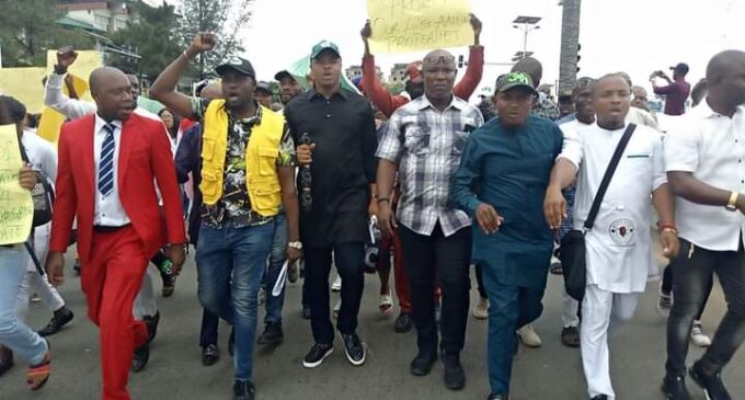 PHOTOS: Youths organise peace rally in Imo