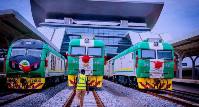 Buhari inaugurates 157km Lagos-Ibadan rail line