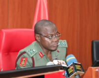 Buhari asks senate to confirm Farouk Yahaya as army chief