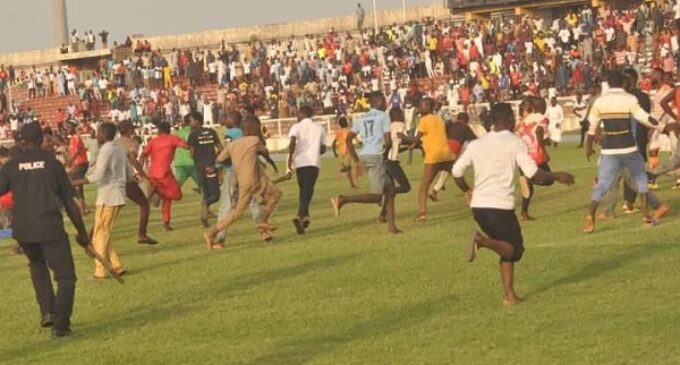 Cheer your clubs at home, Ahmed Musa tells fans after pitch invasion in Kaduna