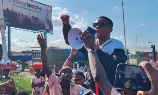 Small Doctor joins Lagos protest, says police crackdown ‘won’t stop us’