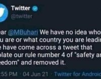 FACT CHECK: Viral screenshot of Twitter ‘disrespecting’ Buhari is fake