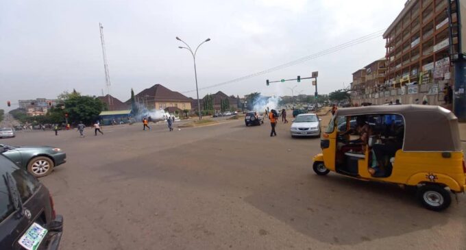 Police fire tear gas at June 12 protesters in Abuja