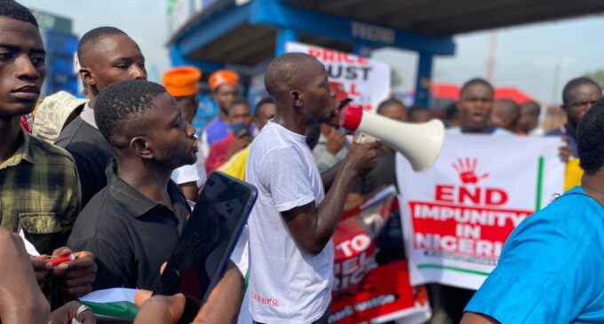 PHOTOS: Protesters at June 12 rally in Ibadan