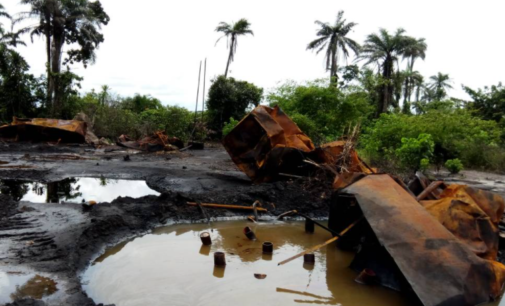 NAF air strike destroys ‘six illegal refineries’ in Rivers