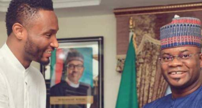 Mikel Obi declares support for Yahaya Bello’s political ambition