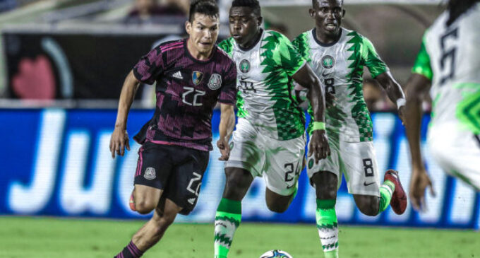 Mexico thrash Nigeria 4-0 in friendly match