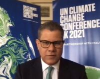 COP26 president: Countries must deliver on Paris agreement goals