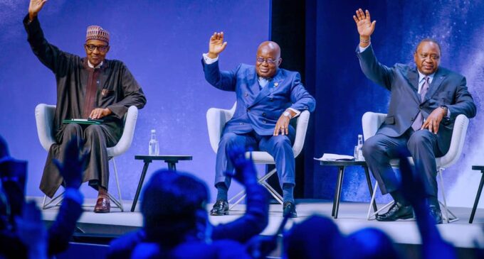PHOTOS: Buhari, Kenyatta, Akufo-Addo join Boris Johnson at global education summit