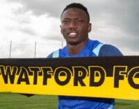 Etebo joins Watford on season-long loan