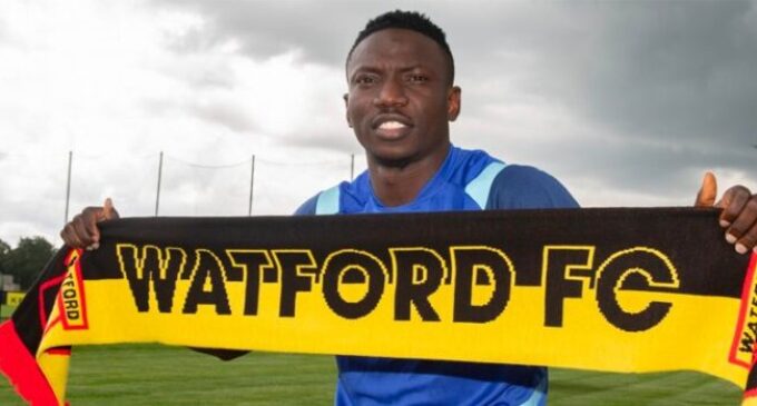 Etebo joins Watford on season-long loan