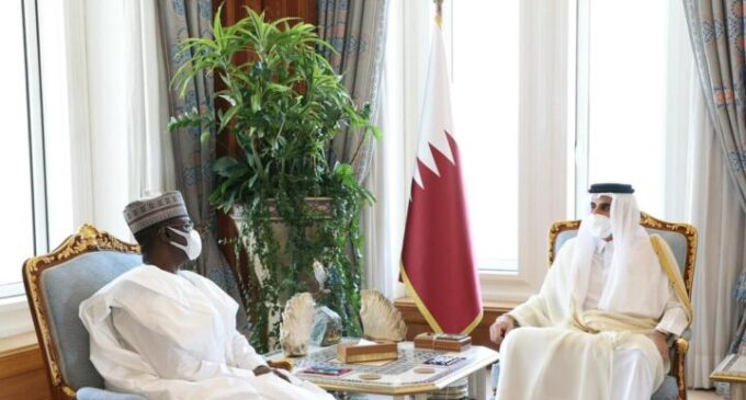 Yakubu Abdullahi, Nigerian ambassador, presents letters of credence to Emir of Qatar