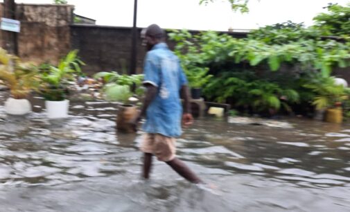 PHOTOS: Residents stranded, cars submerged as flood ravages Lagos