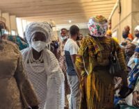 PHOTOS: Igboho supporters converge on Cotonou court