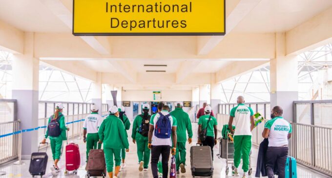 PHOTOS: First batch of Team Nigeria departs for Tokyo