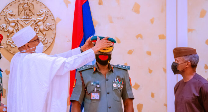 Buhari promotes new army chief to rank of lieutenant-general