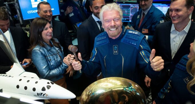 Richard Branson becomes first billionaire to travel to space on own ship