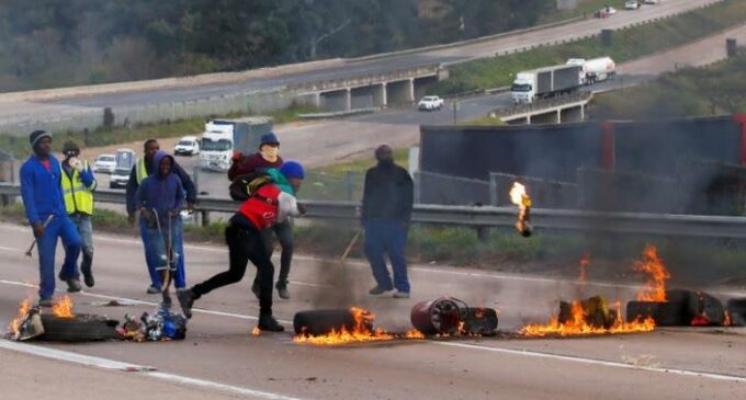 Violence erupts in South Africa as Zuma’s supporters protest his imprisonment