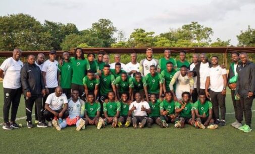 Home-based Eagles land in US ahead of Mexico clash