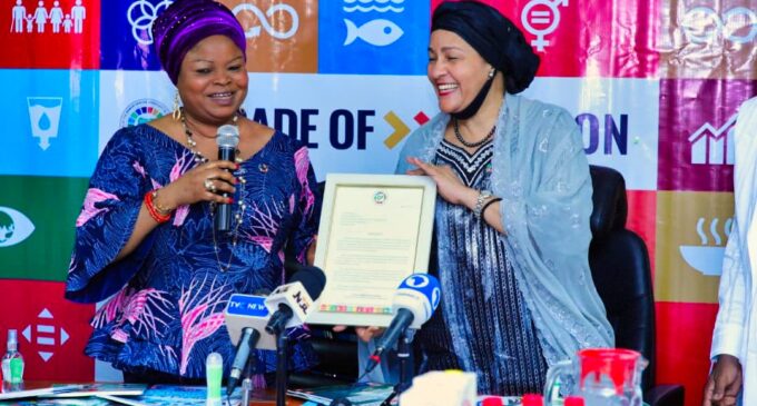 Amina Mohammed hails Orelope-Adefulire for ‘unusual leadership’ on SDGs implementation