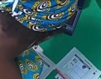 VIDEO: Woman votes APC on multiple ballot papers during Lagos LG polls