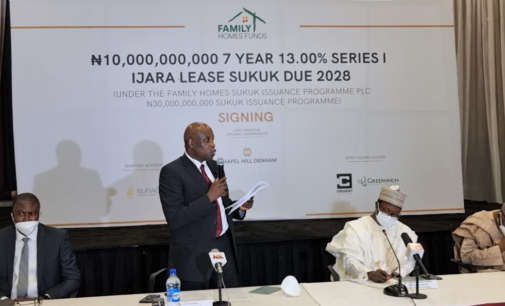 Family Homes Funds issues N10bn bond — Nigeria’s first corporate Sukuk