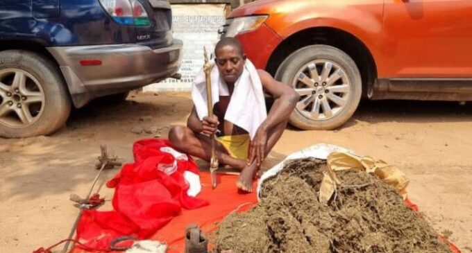 Police arrest ‘ESN native doctor’ in Imo, recover IED, charms