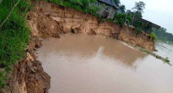 Residents displaced as erosion destroys Bayelsa community