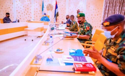 Buhari to security chiefs: I’m not ready to leave office a failure