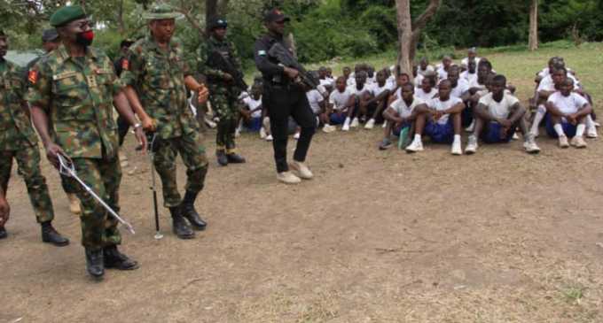 Army chief visits Falgore forest, tasks officers on recruitment process