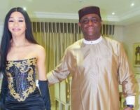 PHOTOS: Fani-Kayode attends beauty pageant with ‘lover’