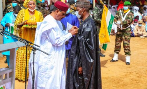 PHOTOS: Nigerien president awards Zulum with second-highest national honour