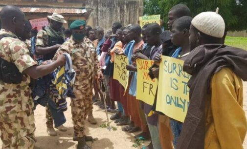 ‘We’re pampering insurgents’ — reactions to photos of army donating food items to ‘repentant’ Boko Haram leaders