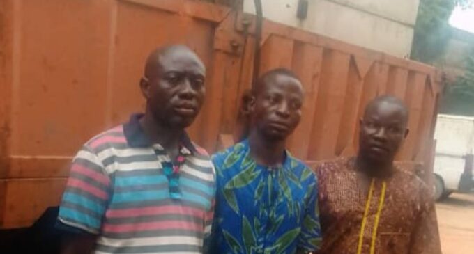 Police arrest three for ‘looting warehouse’ in Ogun