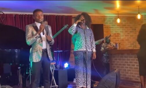WATCH: Kingdom, Nigerian Idol winner, performs at Omawumi’s album listening party